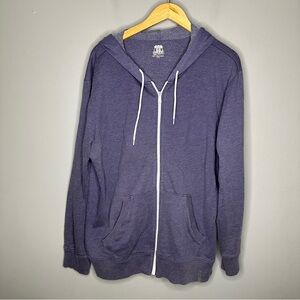 Route 66 Men's Purple Zip-Up Hoodie